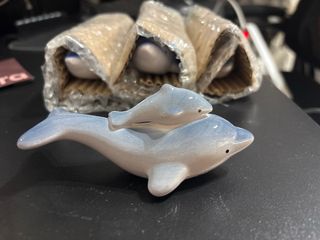 Pack 2 figuras de delfines