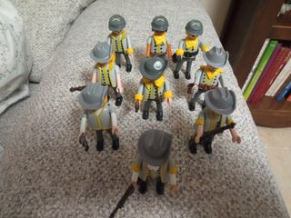 Grupo de 9 Soldados Sudistas Confederados-
