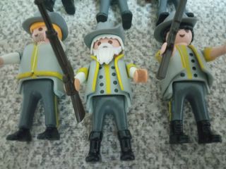 Grupo de 9 Soldados Sudistas Confederados-