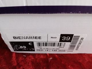 Sandalias negras piel ANDRÉ T.39