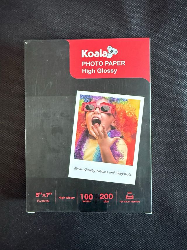 Papel Fotográfico Koala High Glossy 5x7