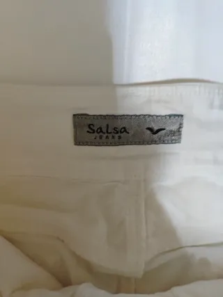 Pantalón Salsa Mujer Blanco