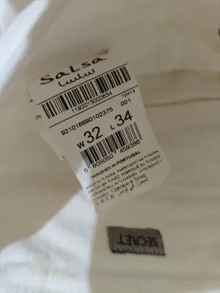 Pantalón Salsa Mujer Blanco