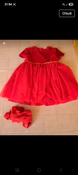 Completo bimba 2 anni: maglione  gonna e vestito