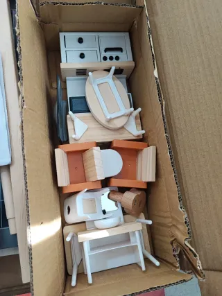 Casa de muñecas Woomax de madera