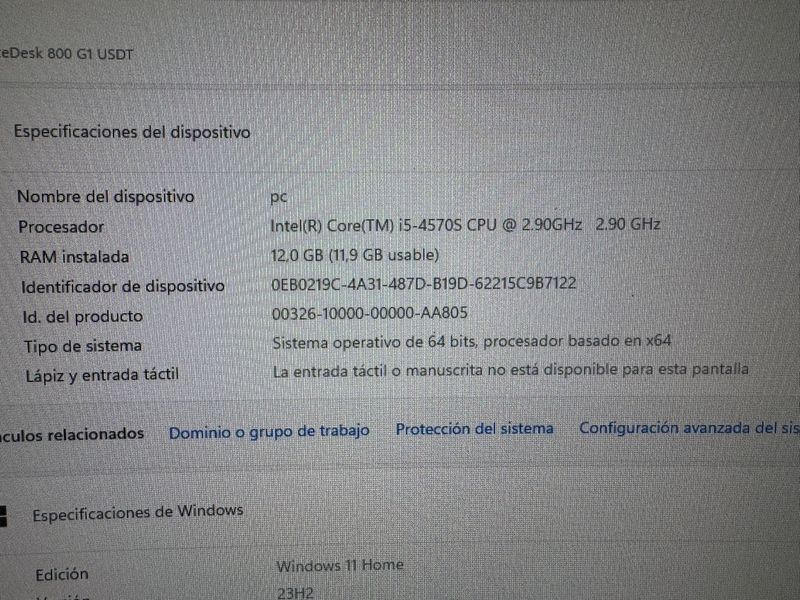HP EliteDesk 800 G1 USDT Ordenador afbeelding 3