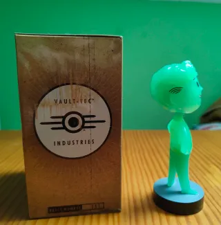 Cabezon Fluorescente Vault Boy Bobblehead Fallout