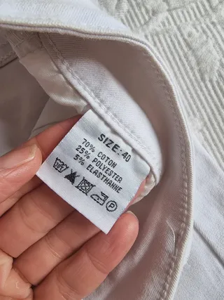 Pantalón blanco mujer talla L