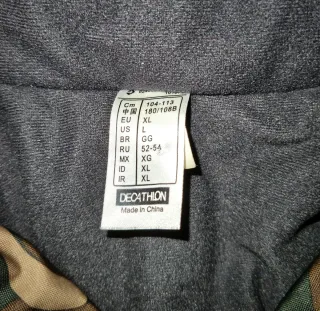 Chaqueta militar camuflaje caza montaña