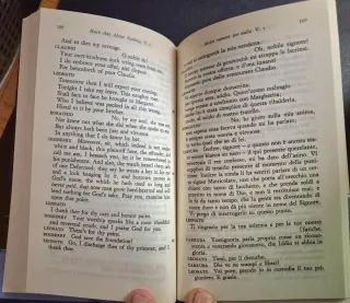 Libro" Molto rumore per nulla" William Shakespere