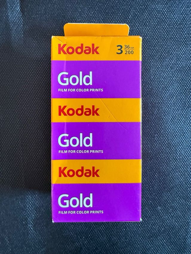 3 Películas Kodak Gold 200 36 exposiciones