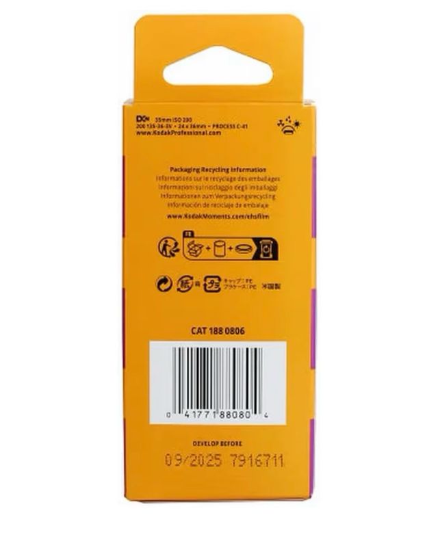 3 Películas Kodak Gold 200 36 exposiciones