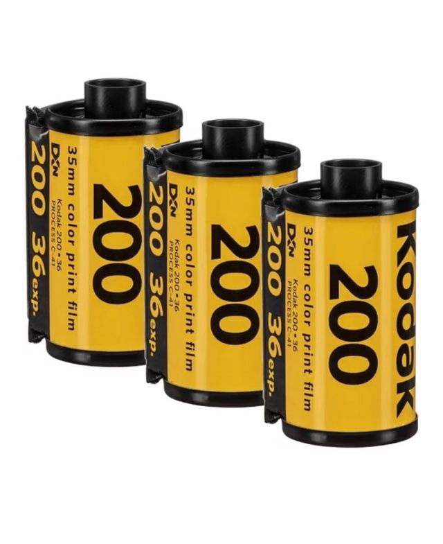 3 Películas Kodak Gold 200 36 exposiciones