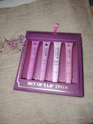 Set 4 Tintes Labiales Simple Pleasures Rosa