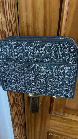 Bolso estilo Goyard Gris