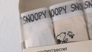 Pack 7 tangas Women'secret Snoopy, talla S