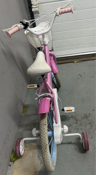 Bicicleta infantil 16 pulgadas rosa