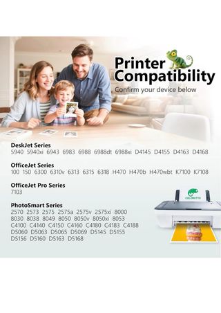 Cartuchos Tinta HP 337XL Negro y 343XL Tricolor