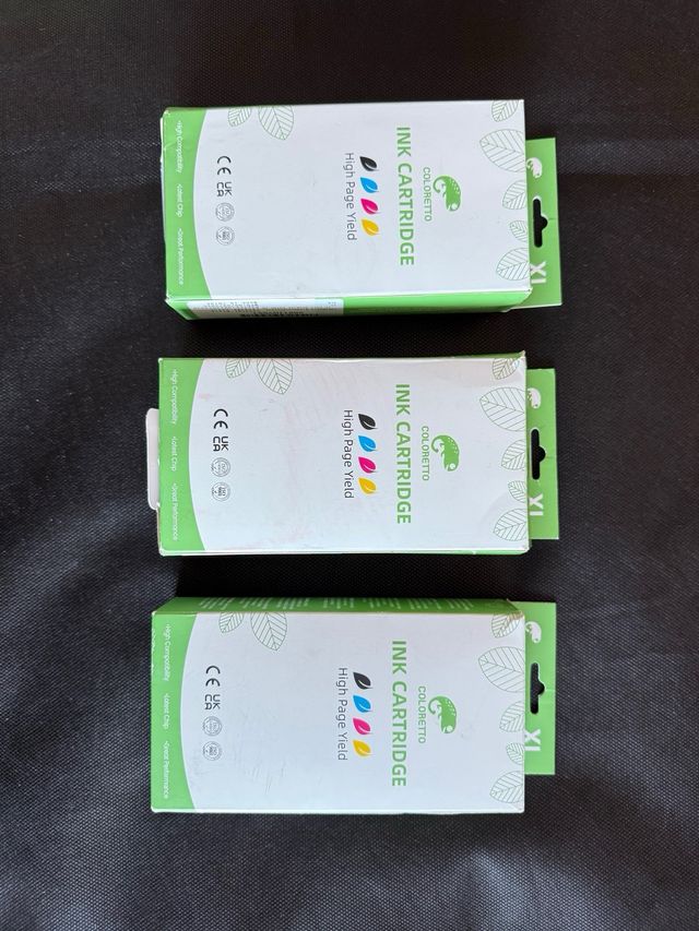 Cartuchos Tinta HP 337XL Negro y 343XL Tricolor