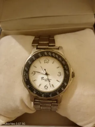 Reloj Pierre Delone Paris Plata y Blanco