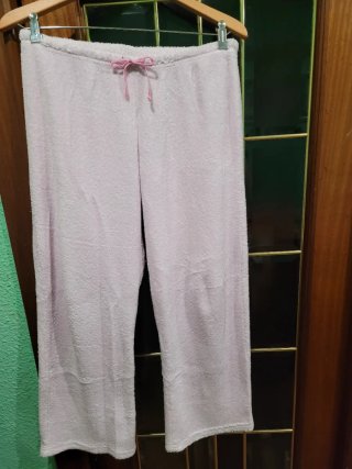 Pantalón Pijama Rosa Mujer Talla M