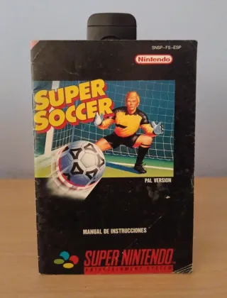 Manual Super Soccer SNES Nintendo