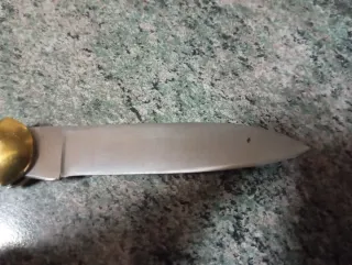 Cuchillo artesanal madera y metal