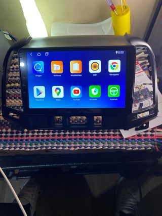 Pantalla 9” Hyundai Santa Fe 2 06-12 + Marco