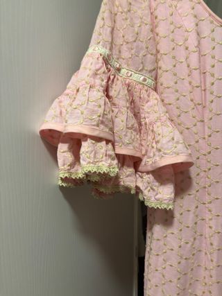 Traje de flamenca rosa talla 42