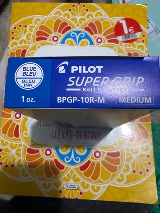 Bolígrafo Pilot Super Grip Medium 1.0