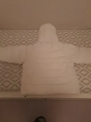 Chaqueta Pull&Bear Blanca Talla L