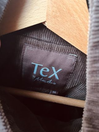 CHAQUETA PANA VINTAGE MARRON BOTONES CAZADORA