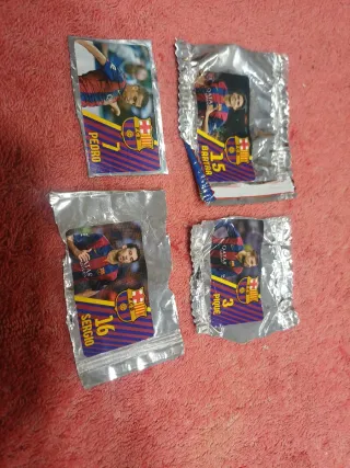 Raros FC Barcelona.Cambio por cromos de Messi.