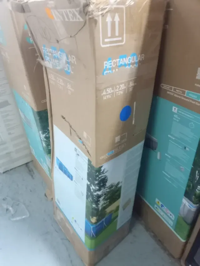 Piscina Rectangular Intex Azul