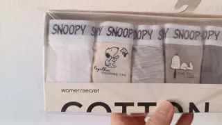 Pack 7 tangas Women'secret, Snoopy, M