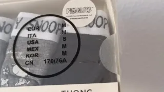 Pack 7 tangas Women'secret, Snoopy, M