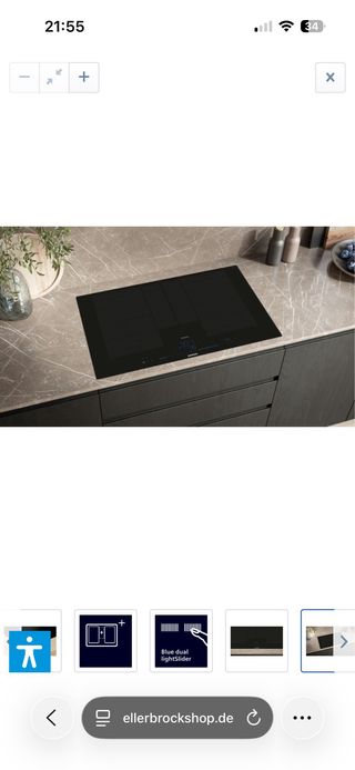 Vitro inducción SIEMENS full FLEX 80cm wifi