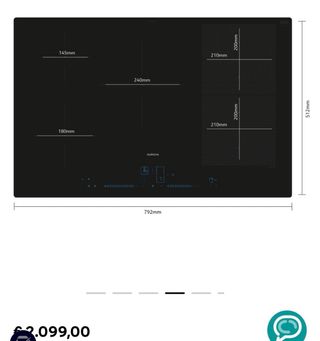 A ESTRENAR SIEMENS 80cm wifi, Inducción FLEX IQ700