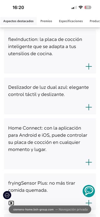 A ESTRENAR SIEMENS 80cm wifi, Inducción FLEX IQ700