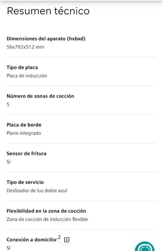 A ESTRENAR SIEMENS 80cm wifi, Inducción FLEX IQ700