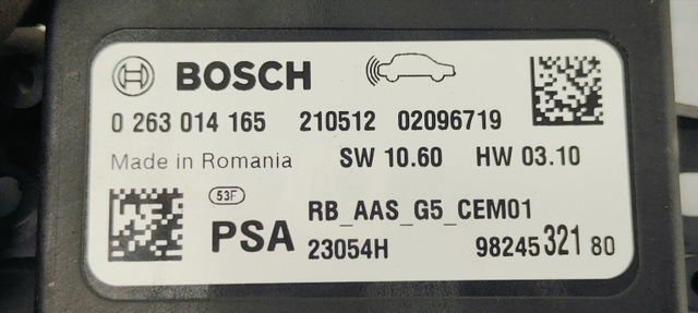 MODULO ELETTRONICO CITROEN C3 1.2I 82 9824532180