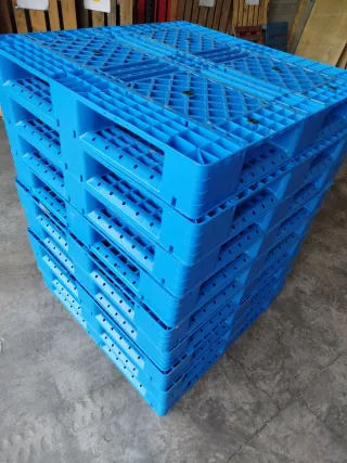 Palets de plástico azul (pack)