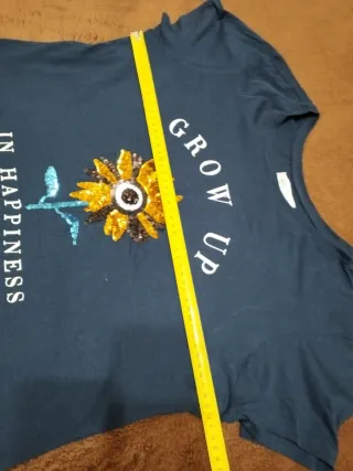 Camiseta manga corta Springfield, talla L