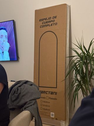 Espejo de cuerpo entero dorado NO NEGOCIABLE