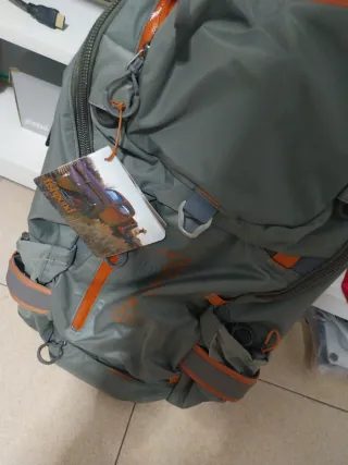 Mochila Fispond Firehole Verde Naranja