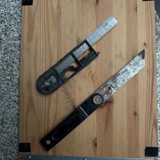 2 falsas escuadras carpintería