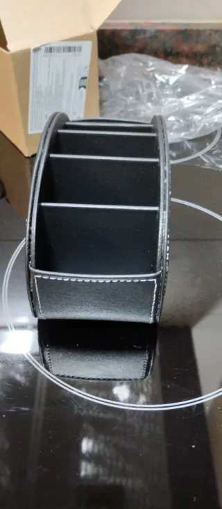 Organizador de escritorio negro