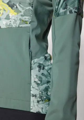 Chaqueta Outdoor Verde y Multicolor