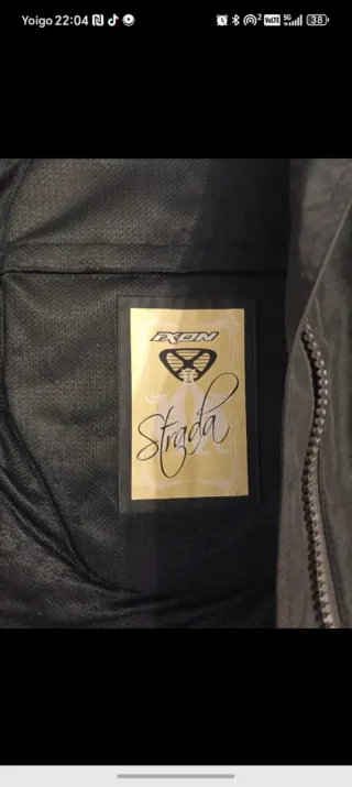 Chaqueta Moto Niño Negra