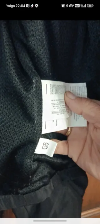 Chaqueta Moto Niño Negra